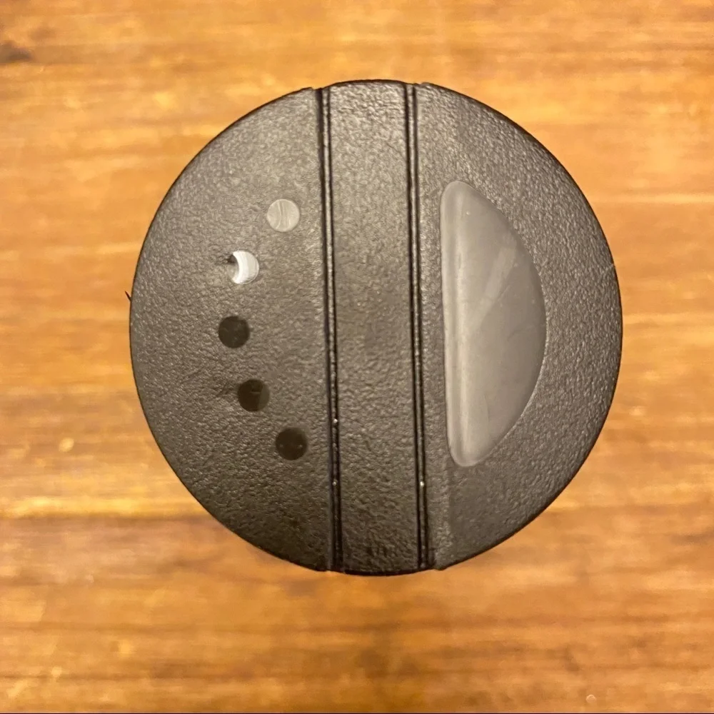 Glass 5oz Spice Jar with Black Lid
